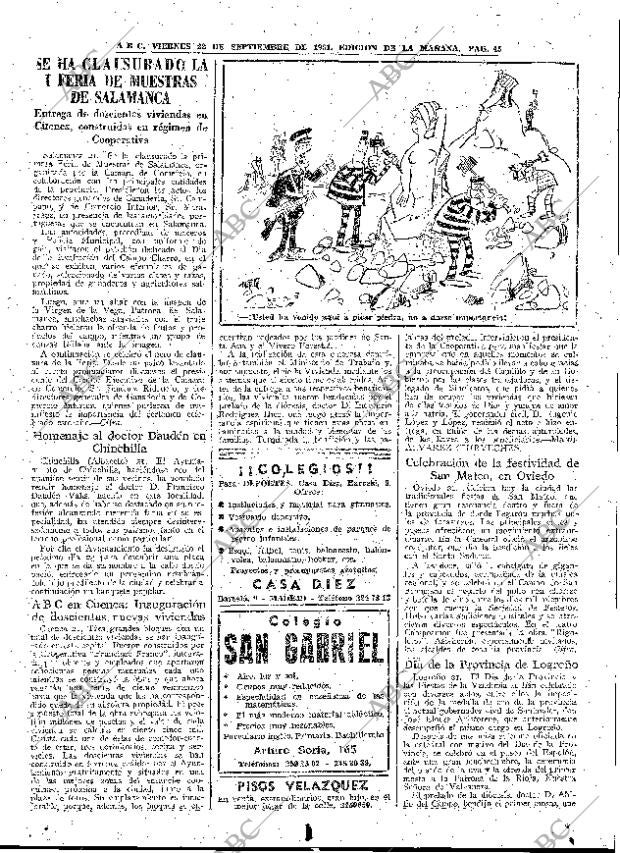 ABC MADRID 22-09-1961 página 45