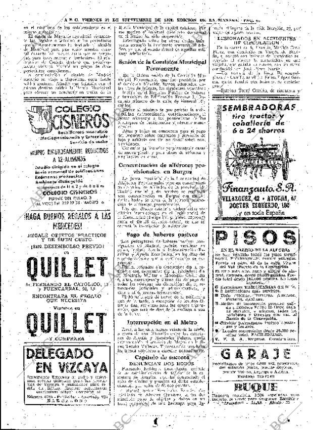 ABC MADRID 22-09-1961 página 48
