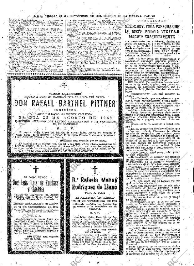 ABC MADRID 22-09-1961 página 63