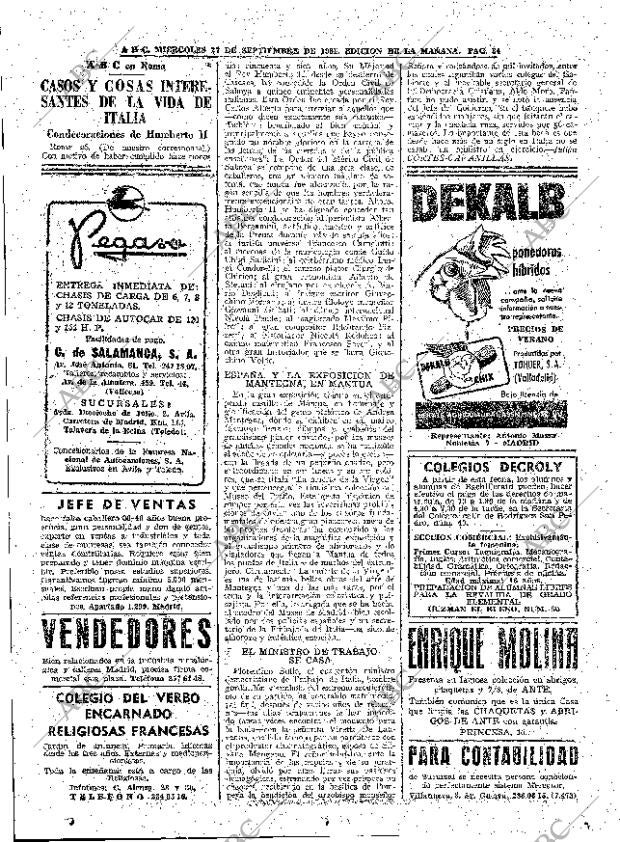 ABC MADRID 27-09-1961 página 34