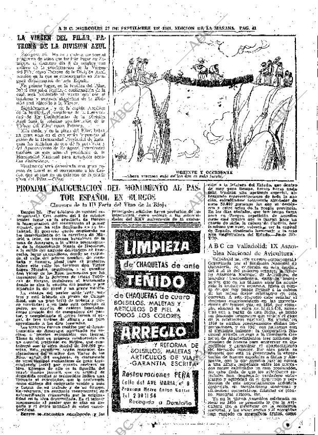 ABC MADRID 27-09-1961 página 41