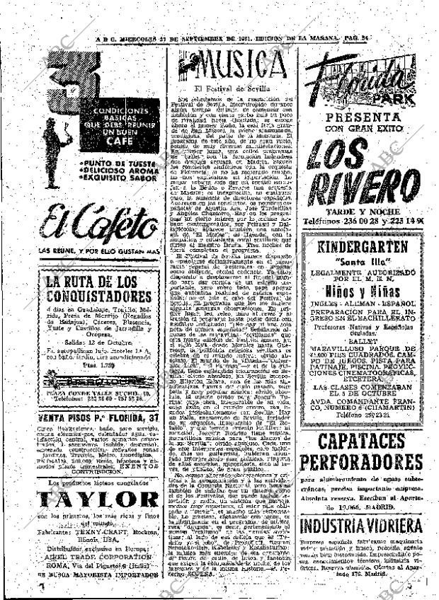 ABC MADRID 27-09-1961 página 54