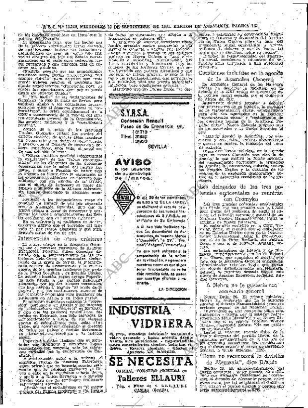 ABC SEVILLA 27-09-1961 página 16