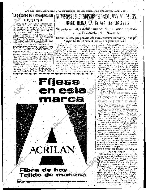 ABC SEVILLA 27-09-1961 página 19