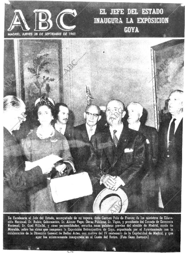 ABC MADRID 28-09-1961 página 1