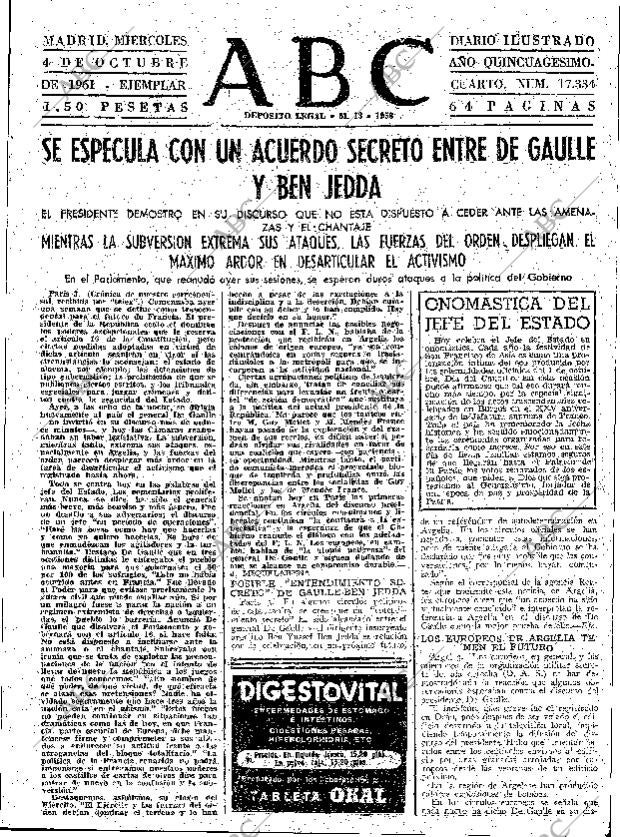 ABC MADRID 04-10-1961 página 23