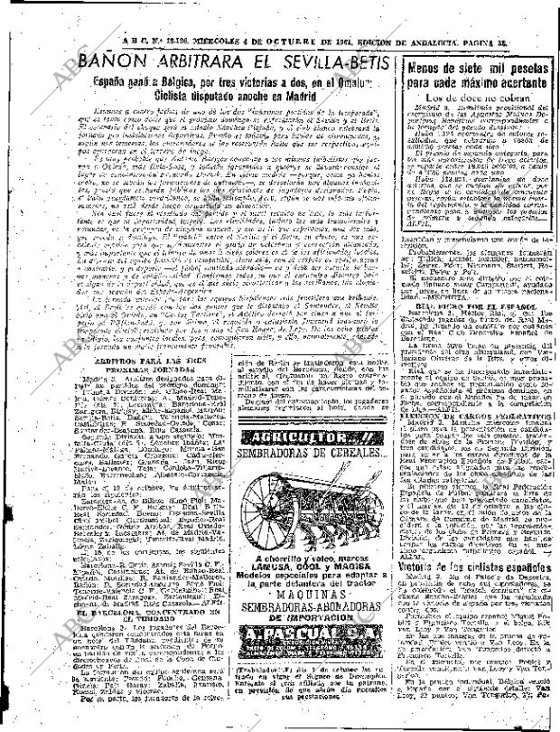 ABC SEVILLA 04-10-1961 página 33