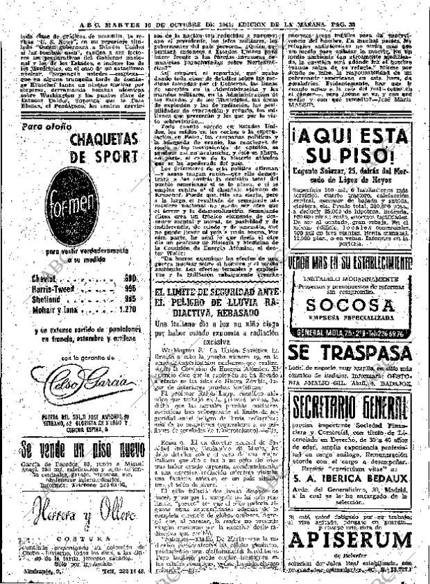 ABC MADRID 10-10-1961 página 30