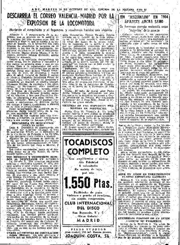 ABC MADRID 10-10-1961 página 47
