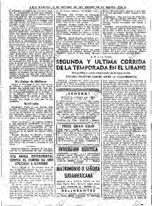 ABC MADRID 10-10-1961 página 53