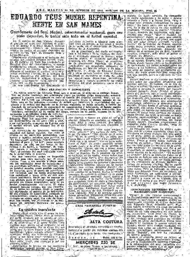 ABC MADRID 10-10-1961 página 59