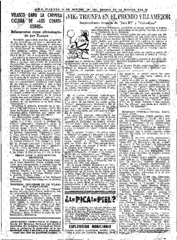 ABC MADRID 10-10-1961 página 61