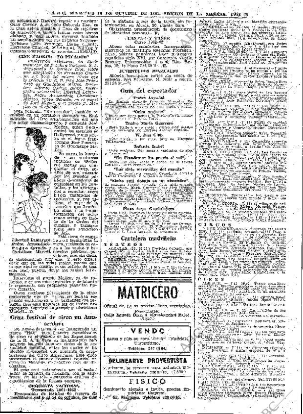 ABC MADRID 10-10-1961 página 64