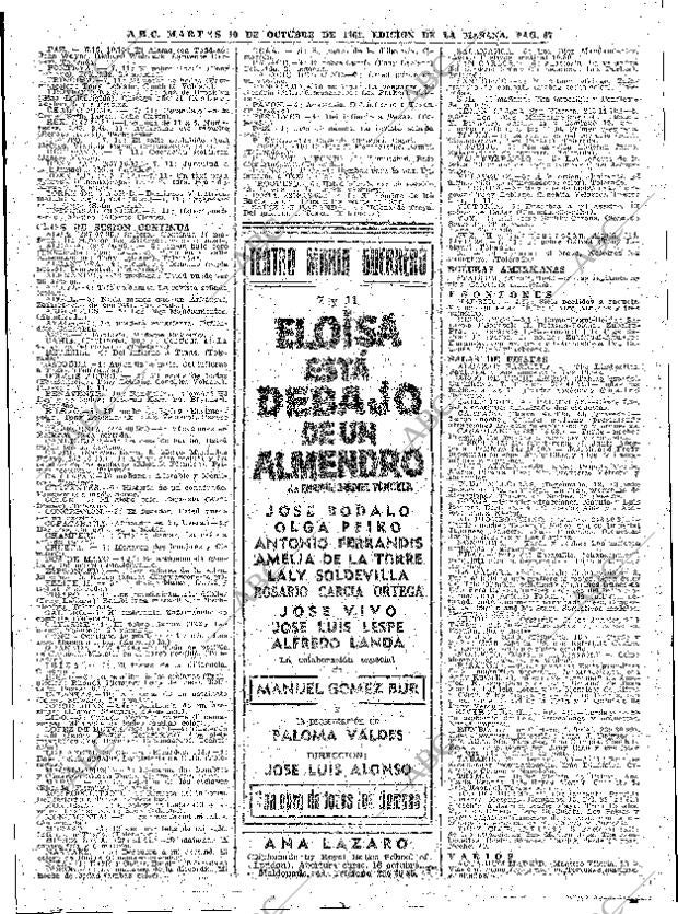 ABC MADRID 10-10-1961 página 65