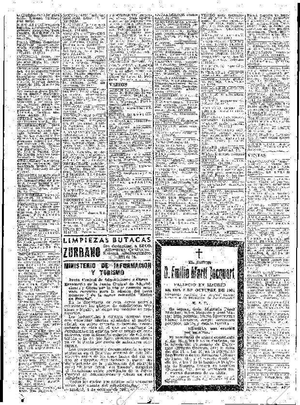 ABC MADRID 10-10-1961 página 72