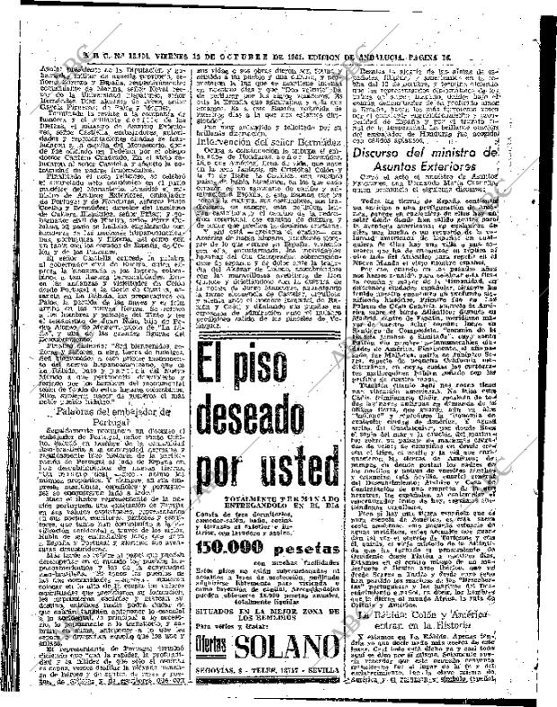 ABC SEVILLA 13-10-1961 página 16