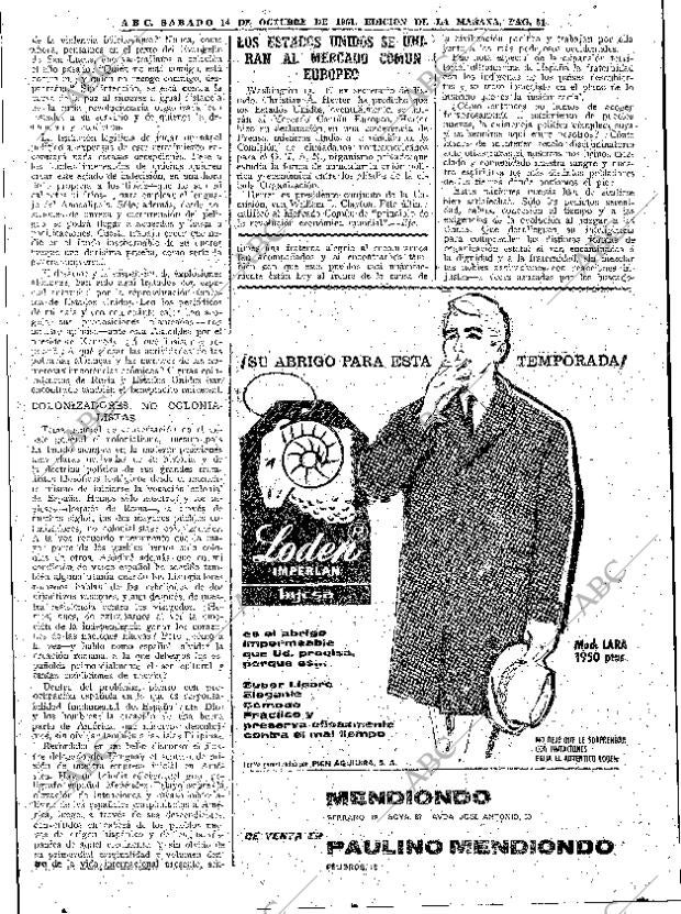 ABC MADRID 14-10-1961 página 51