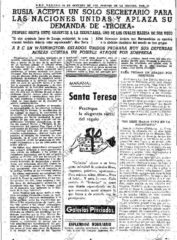 ABC MADRID 14-10-1961 página 53
