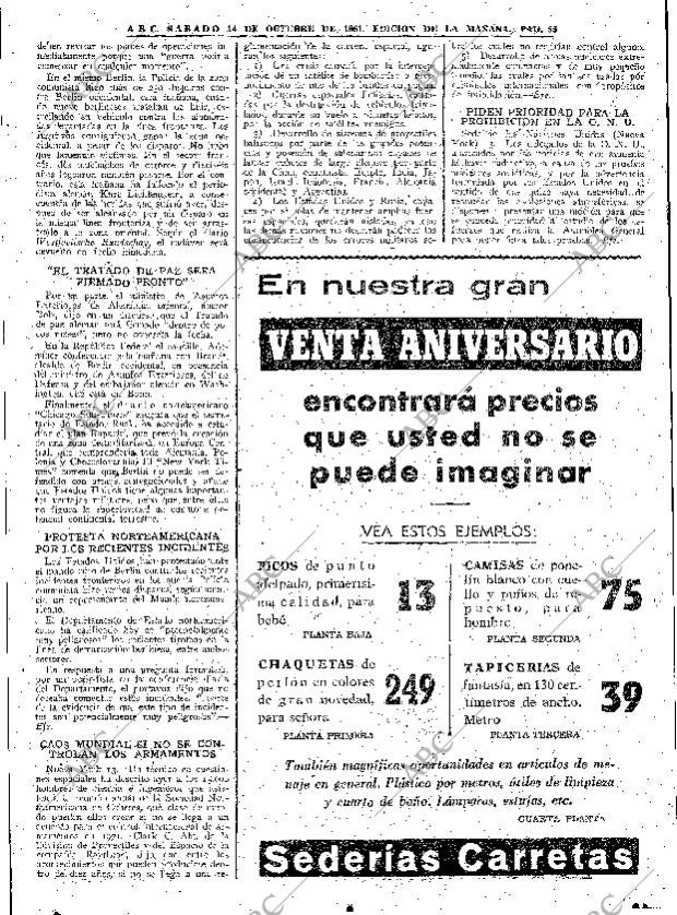 ABC MADRID 14-10-1961 página 55