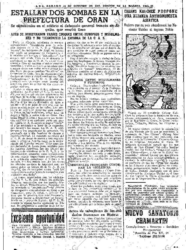 ABC MADRID 14-10-1961 página 57