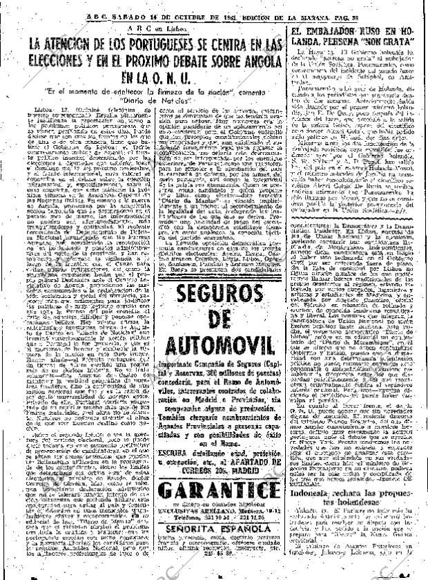 ABC MADRID 14-10-1961 página 59