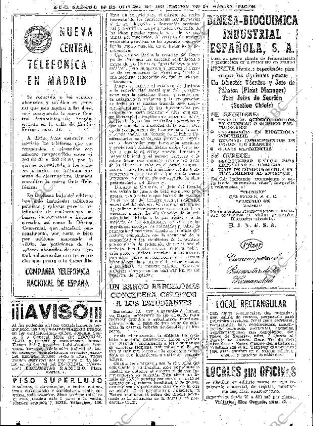 ABC MADRID 14-10-1961 página 66