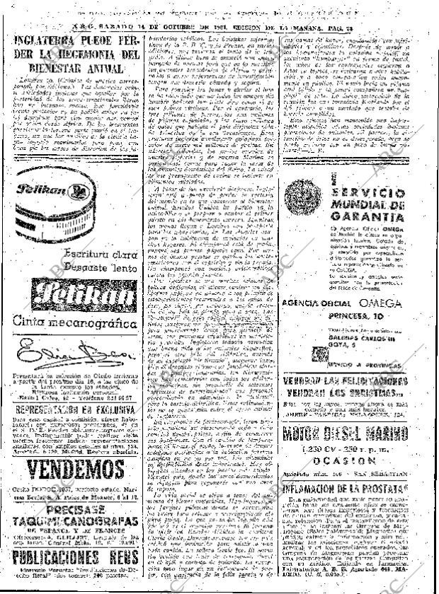 ABC MADRID 14-10-1961 página 74