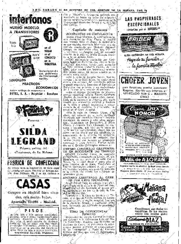 ABC MADRID 14-10-1961 página 76