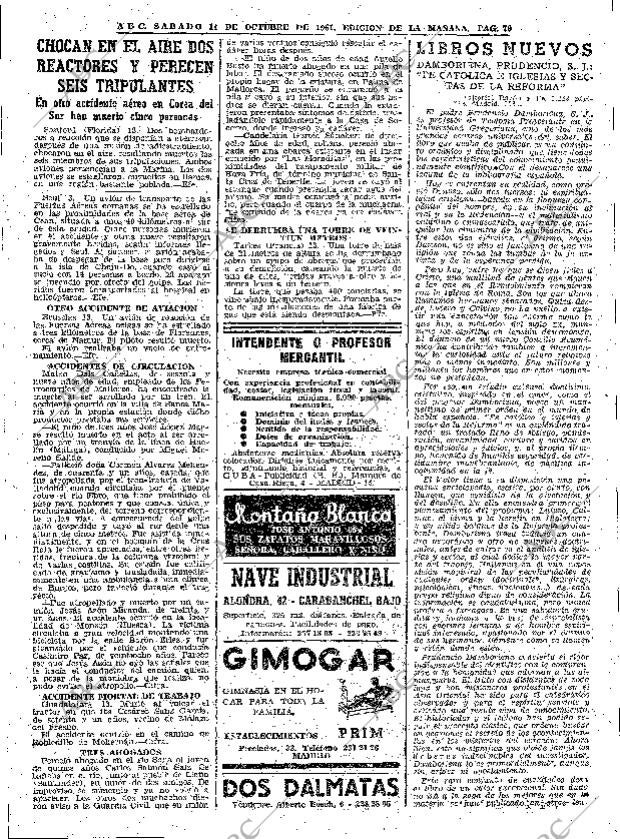 ABC MADRID 14-10-1961 página 79
