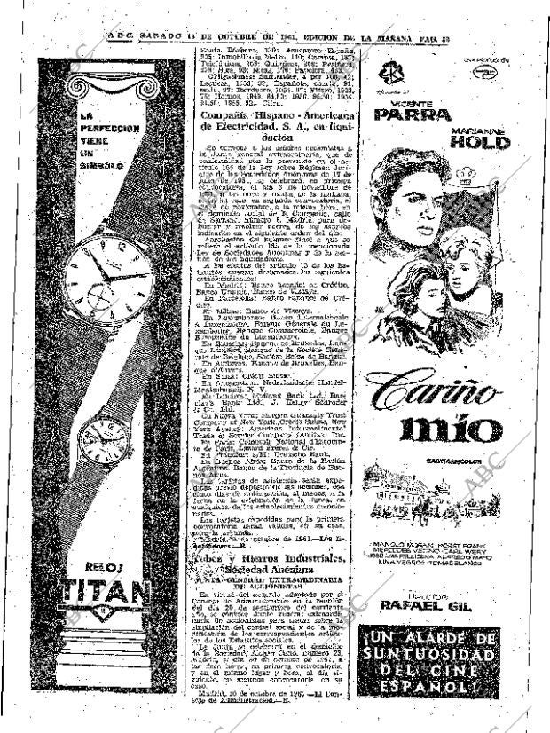 ABC MADRID 14-10-1961 página 82