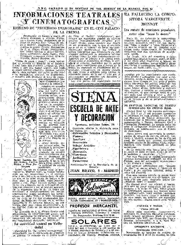 ABC MADRID 14-10-1961 página 83