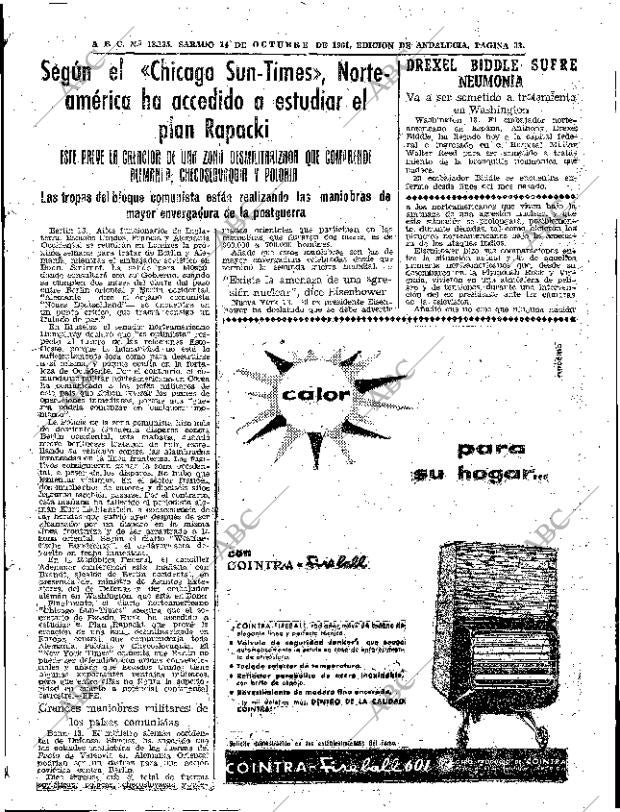 ABC SEVILLA 14-10-1961 página 33