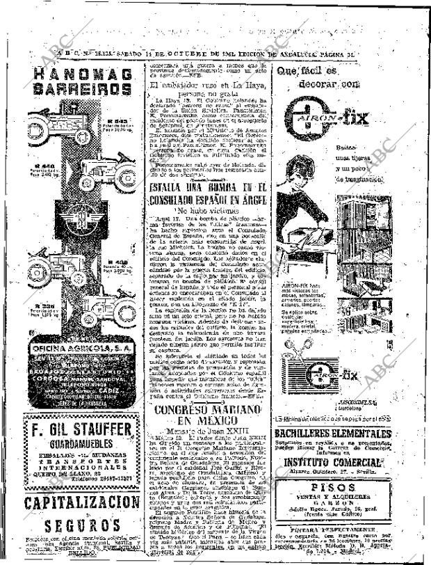 ABC SEVILLA 14-10-1961 página 34