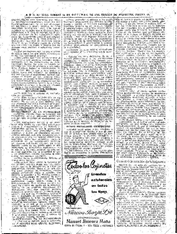 ABC SEVILLA 14-10-1961 página 40