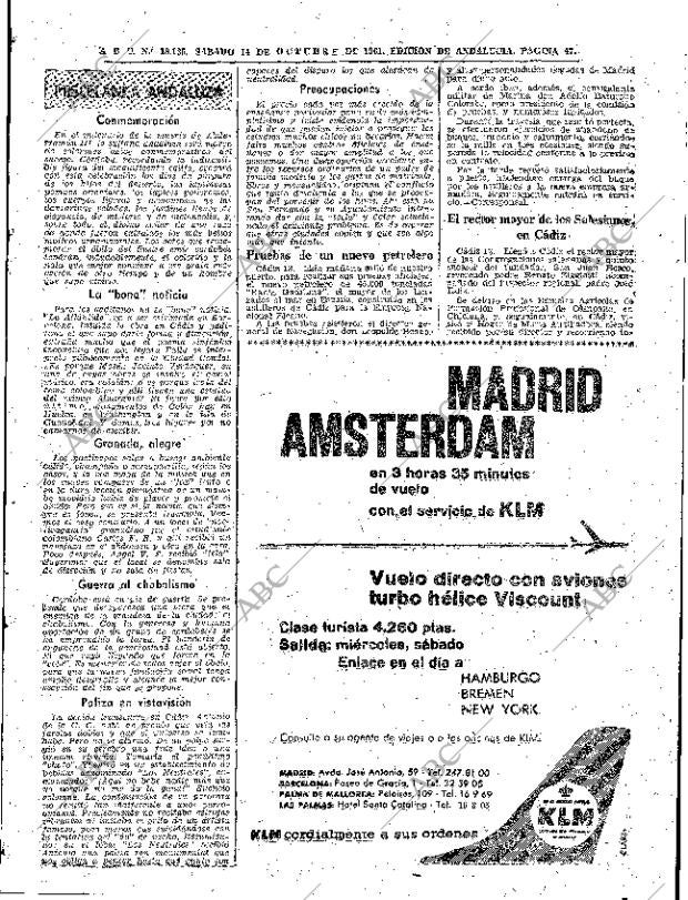 ABC SEVILLA 14-10-1961 página 47