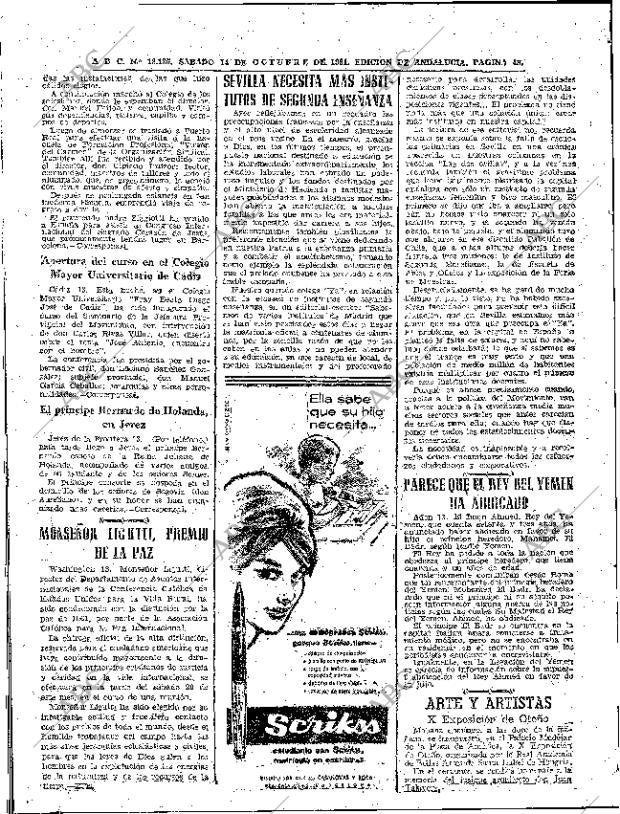 ABC SEVILLA 14-10-1961 página 48