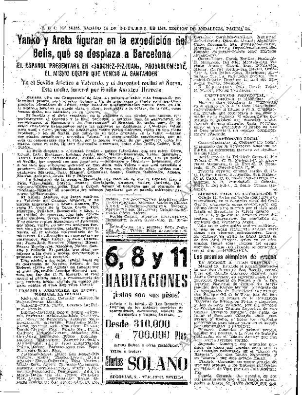 ABC SEVILLA 14-10-1961 página 55