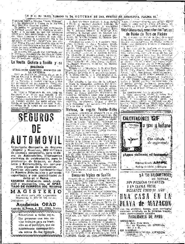 ABC SEVILLA 14-10-1961 página 56