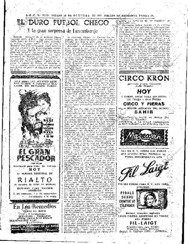 ABC SEVILLA 14-10-1961 página 57
