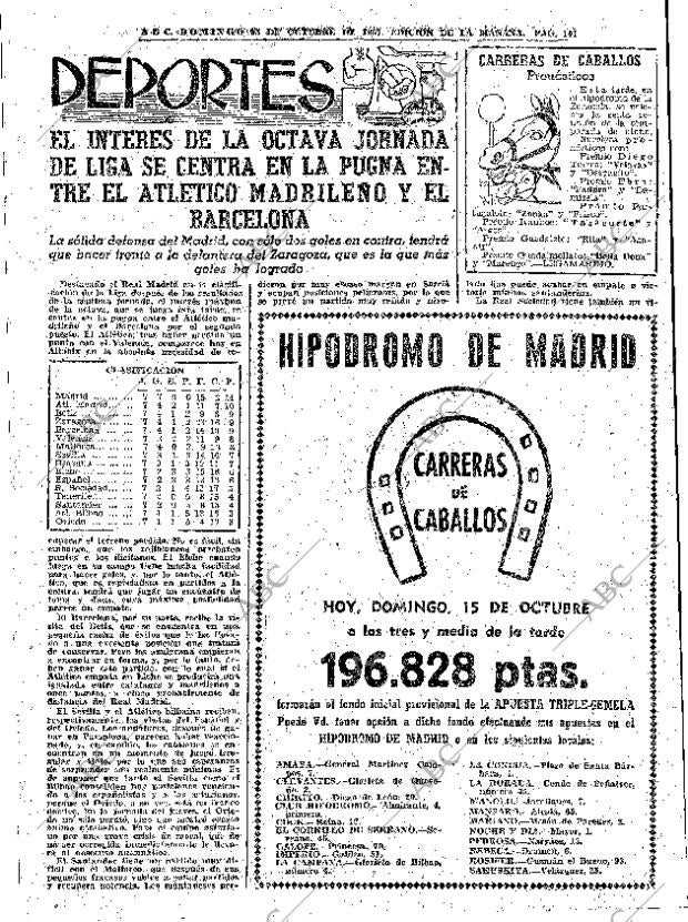 ABC MADRID 15-10-1961 página 101