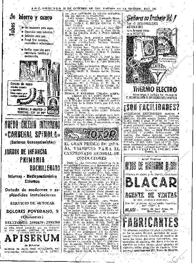 ABC MADRID 15-10-1961 página 104