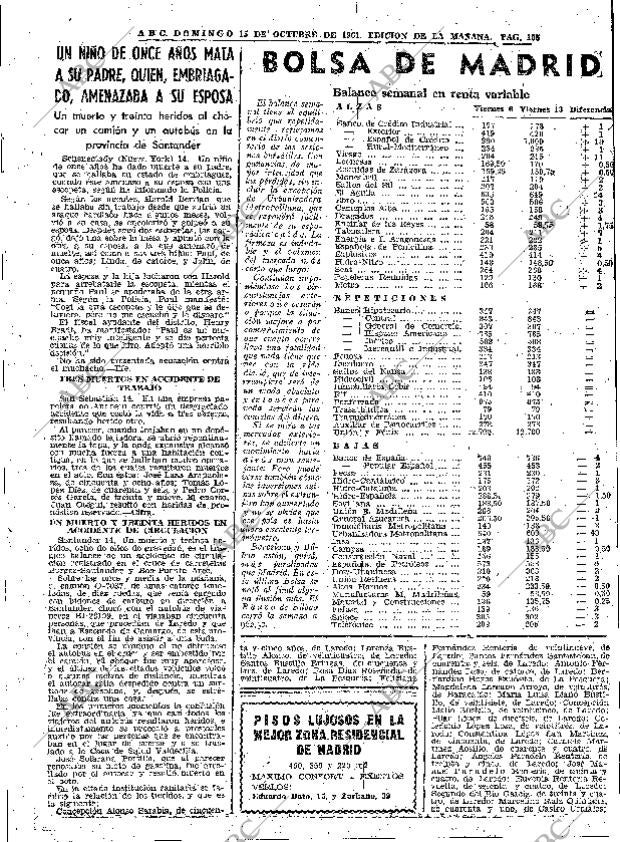 ABC MADRID 15-10-1961 página 105