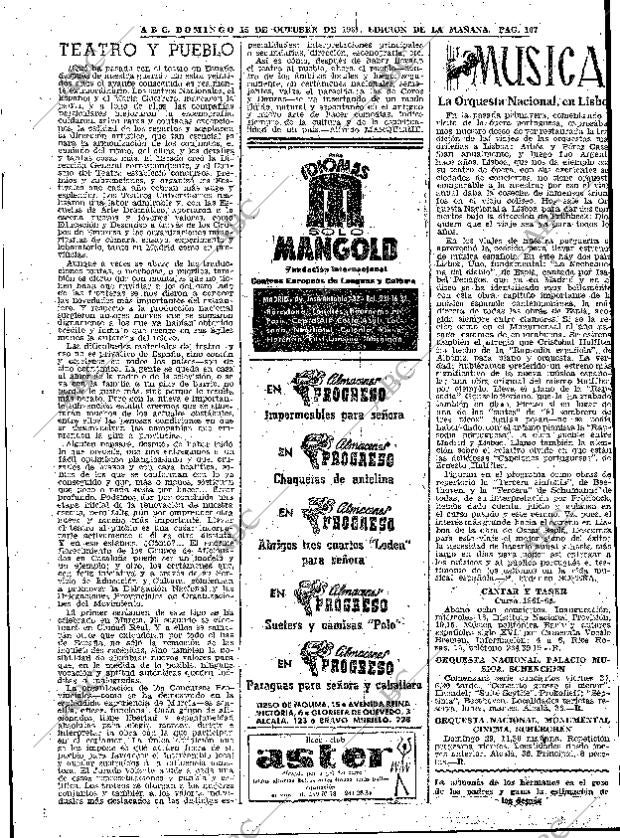 ABC MADRID 15-10-1961 página 107