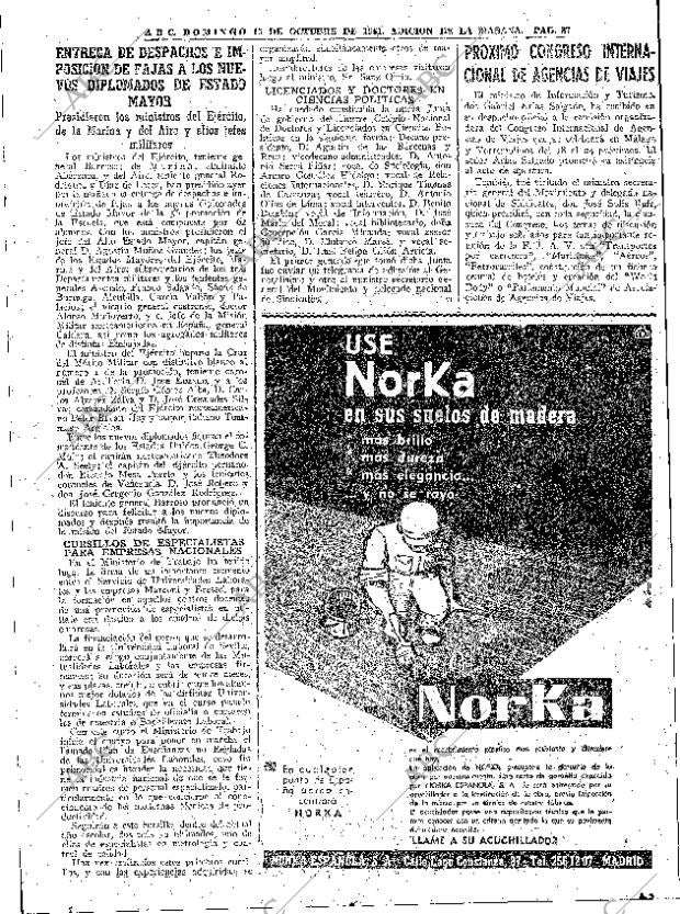 ABC MADRID 15-10-1961 página 87