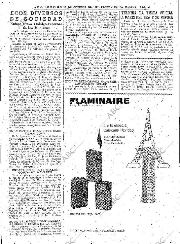 ABC MADRID 15-10-1961 página 91