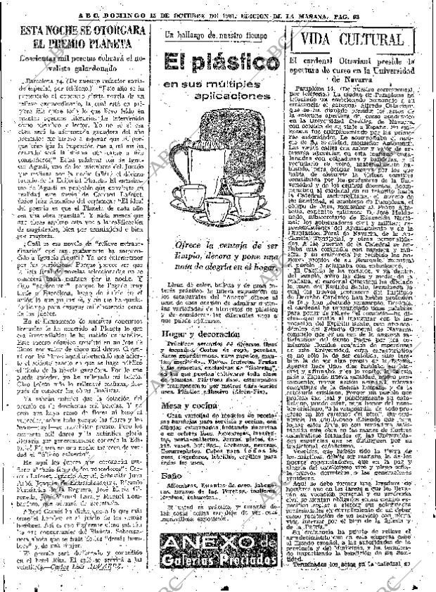 ABC MADRID 15-10-1961 página 93