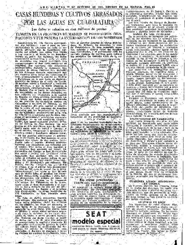 ABC MADRID 17-10-1961 página 45