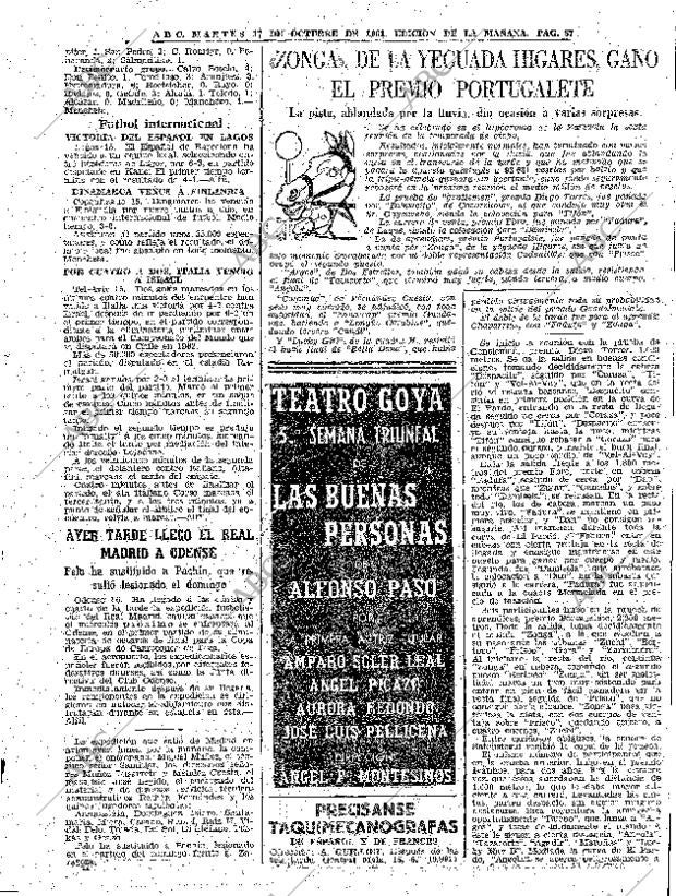 ABC MADRID 17-10-1961 página 57