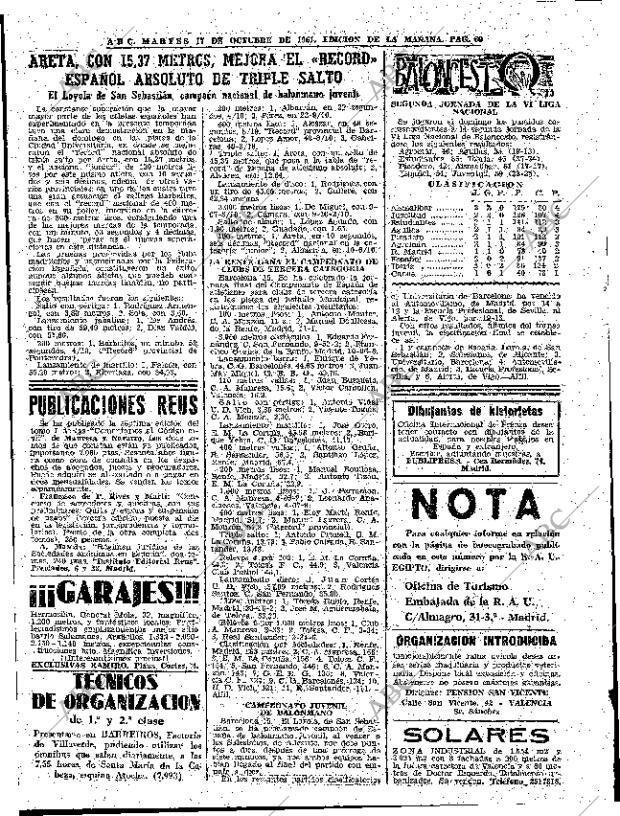 ABC MADRID 17-10-1961 página 60