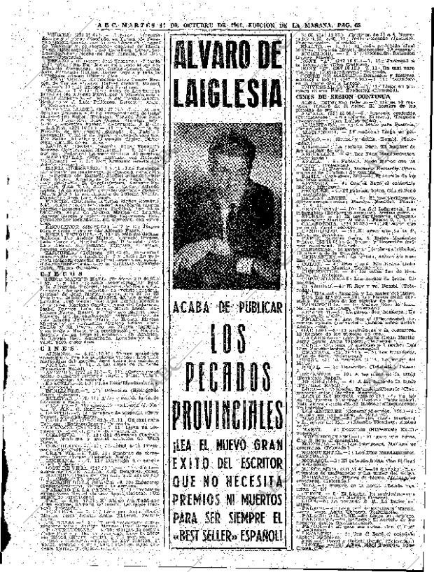 ABC MADRID 17-10-1961 página 63